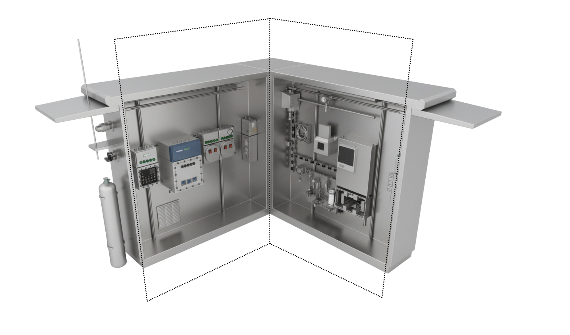 ANLX 01 Analyzer Shelter Interior